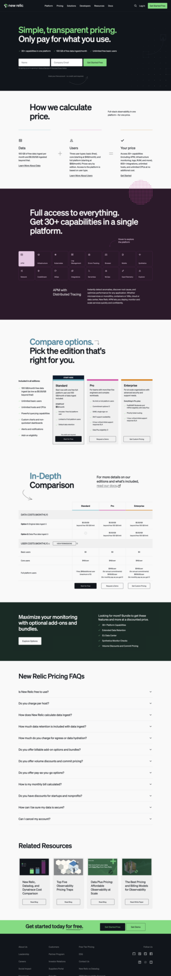 New Relic 8 Mock-up of the proposed changes.